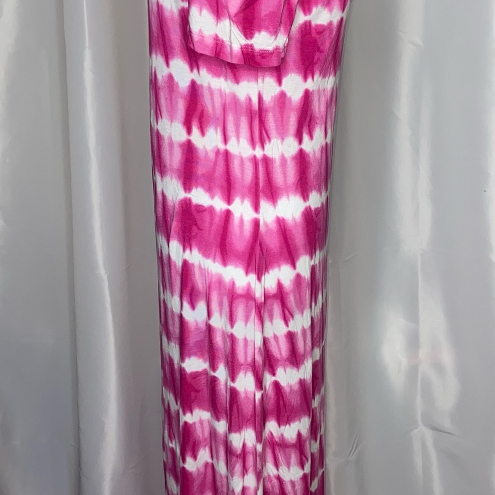 Design History Women’s Short Sleeve Cold Shoulder Tie Dyed Spandex Dress Small - Picture 4 of 11